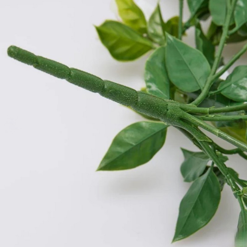 Bouganville bianca artificiale cascante anti UV con foglie verdi, utilizzo interno ed esterno